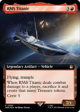 [980]【EN】【サージFOIL】■拡張アート■タイタニック号/RMS Titanic【WHO】[R][赤]