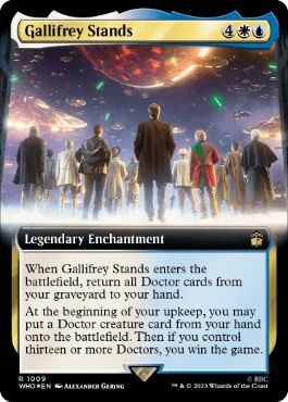 [1009]【EN】【サージFOIL】■拡張アート■ギャリフレイは生き続ける/Gallifrey Stands【WHO】[R][多色]