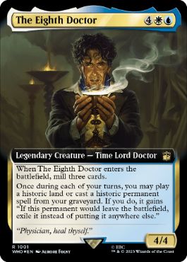 [1001]【EN】【サージFOIL】■拡張アート■８代目ドクター/The Eighth Doctor【WHO】[R][多色]
