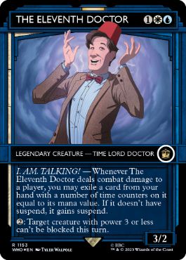 [1153]【EN】【サージFOIL】■ショーケース■11代目ドクター/The Eleventh Doctor【WHO】[R][多色]