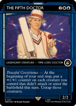 [1147]【EN】【サージFOIL】■ショーケース■５代目ドクター/The Fifth Doctor【WHO】[R][多色]