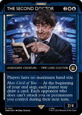 [1144]【EN】【サージFOIL】■ショーケース■２代目ドクター/The Second Doctor【WHO】[R][多色]