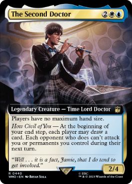 [440]【EN】【FOIL】■拡張アート■２代目ドクター/The Second Doctor【WHO】[R][多色]