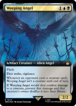 [1044]【EN】【サージFOIL】■拡張アート■嘆きの天使/Weeping Angel【WHO】[R][多色]
