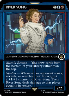 [1138]【EN】【サージFOIL】■ショーケース■リヴァー・ソング/River Song【WHO】[R][多色]