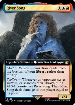[436]【EN】【FOIL】■拡張アート■リヴァー・ソング/River Song【WHO】[R][多色]