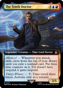 [1037]【EN】【サージFOIL】■拡張アート■10代目ドクター/The Tenth Doctor【WHO】[M][多色]