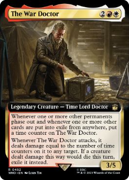 [452]【EN】【FOIL】■拡張アート■ウォードクター/The War Doctor【WHO】[R][多色]