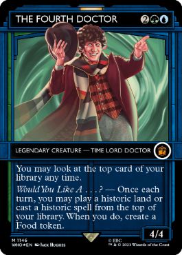 [1146]【EN】【サージFOIL】■ショーケース■４代目ドクター/The Fourth Doctor【WHO】[M][多色]