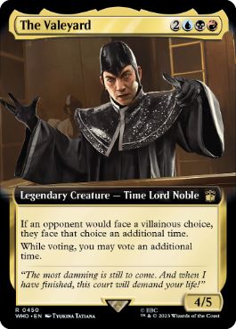 [450]【EN】【FOIL】■拡張アート■ヴァリヤード/The Valeyard【WHO】[R][多色]