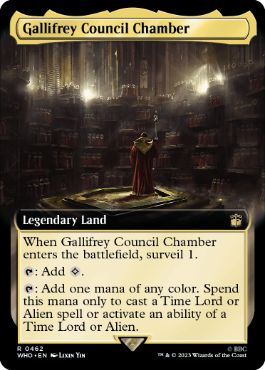 [462]【EN】【FOIL】■拡張アート■ギャリフレイ評議堂/Gallifrey Council Chamber【WHO】[R][土地]