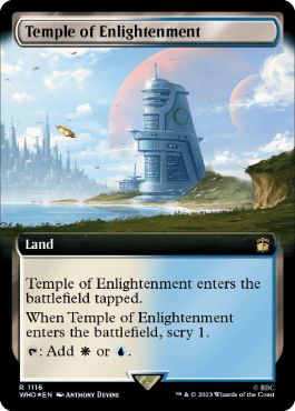 [1116]【EN】【サージFOIL】■拡張アート■啓蒙の神殿/Temple of Enlightenment【WHO】[R][土地]