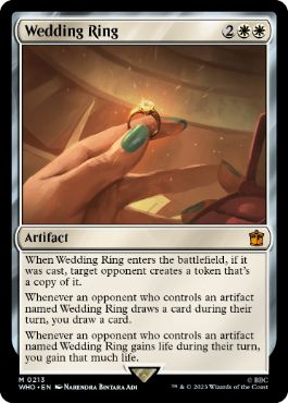 [213]【EN】【FOIL】結婚指輪/Wedding Ring【WHO】[M][白]