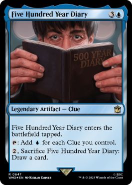 [647]【EN】【サージFOIL】500年日記/Five Hundred Year Diary【WHO】[R][青]