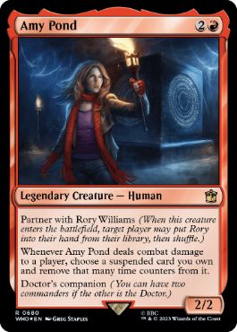 [680]【EN】【サージFOIL】エイミー・ポンド/Amy Pond【WHO】[R][赤]