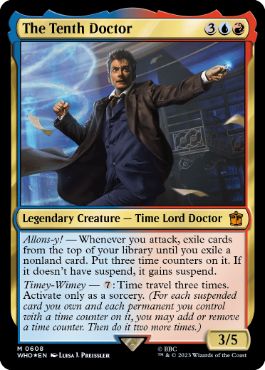 [608]【EN】【サージFOIL】10代目ドクター/The Tenth Doctor【WHO】[M][多色]