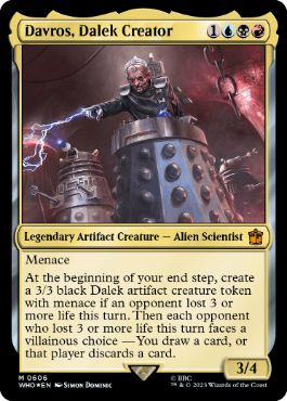 [606]【EN】【サージFOIL】ダーレクの創造主、ダヴロス/Davros, Dalek Creator【WHO】[M][多色]