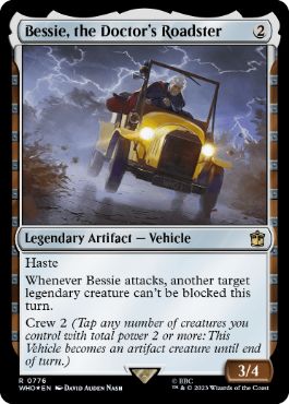 [776]【EN】【サージFOIL】ドクターのロードスター、ベッシー/Bessie, the Doctor's Roadster【WHO】[R][茶]