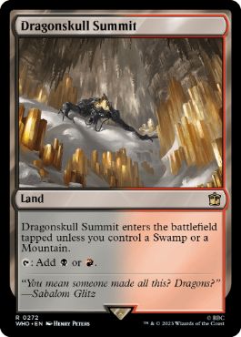 [272]【EN】【FOIL】竜髑髏の山頂/Dragonskull Summit【WHO】[R][土地]