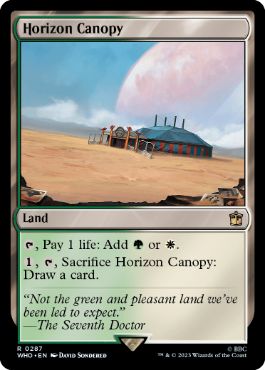 [287]【EN】【FOIL】地平線の梢/Horizon Canopy【WHO】[R][土地]