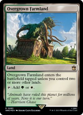 [883]【EN】【サージFOIL】草茂る農地/Overgrown Farmland【WHO】[R][土地]