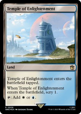 [906]【EN】【サージFOIL】啓蒙の神殿/Temple of Enlightenment【WHO】[R][土地]
