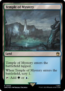 [909]【EN】【サージFOIL】神秘の神殿/Temple of Mystery【WHO】[R][土地]