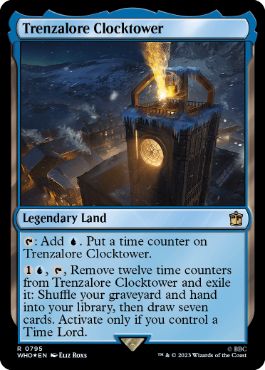 [795]【EN】【サージFOIL】トレンザロアの時計塔/Trenzalore Clocktower【WHO】[R][土地]