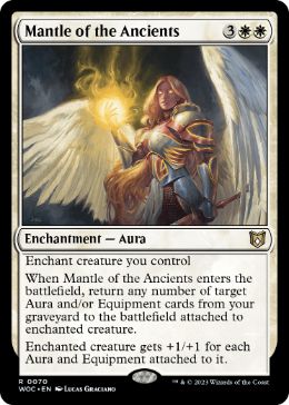 [070]【EN】古き者のまとい身/Mantle of the Ancients【WOC】[R][白]