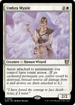 [082]【EN】陰影の神秘家/Umbra Mystic【WOC】[R][白]