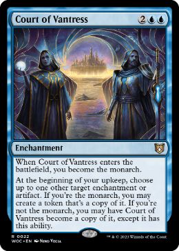 [022]【EN】【FOIL】ヴァントレスの宮廷/Court of Vantress【WOC】[R][青]