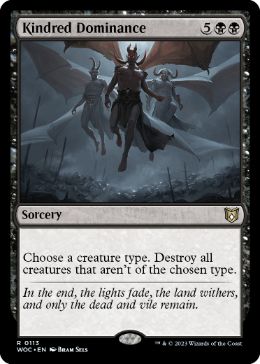 [113]【EN】同族の支配/Kindred Dominance【WOC】[R][黒]