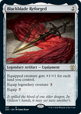[107]【EN】再鍛の黒き剣/Blackblade Reforged【ZNC】[R][茶]