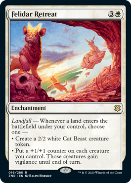 [016]【EN】【FOIL】フェリダーの撤退/Felidar Retreat【ZNR】[R][白]