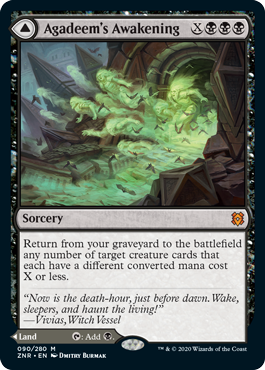 [090]【EN】【FOIL】アガディームの覚醒/Agadeem's Awakening【ZNR】[M][黒]