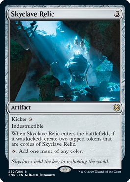 [252]【EN】【FOIL】スカイクレイブの秘宝/Skyclave Relic【ZNR】[R][茶]