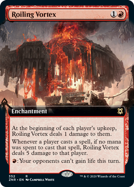 [352]【EN】【FOIL】■拡張アート■乱動する渦/Roiling Vortex【ZNR】[R][赤]