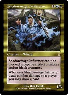 [294]【EN】影魔道士の浸透者/Shadowmage Infiltrator【ODY】[R][多色]