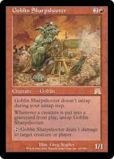 [207]【JP】ゴブリンの名手/Goblin Sharpshooter【ONS】[R][赤]