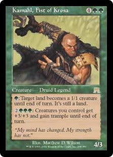 [269]【JP】クローサの拳カマール/Kamahl, Fist of Krosa【ONS】[R][緑]