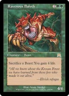 [278]【EN】貪欲なるベイロス/Ravenous Baloth【ONS】[R][緑]