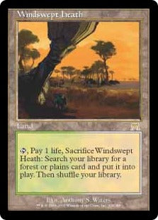 [328]【JP】【FOIL】吹きさらしの荒野/Windswept Heath【ONS】[R][土地]