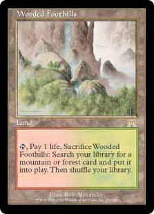 [330]【EN】【FOIL】樹木茂る山麓/Wooded Foothills【ONS】[R][土地]