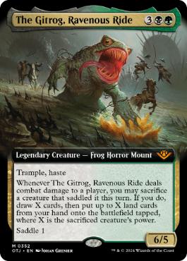 [352]【EN】■拡張アート■貪欲な乗りもの、ギトラグ/The Gitrog, Ravenous Ride【OTJ】[M][多色]