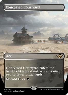 [302]【EN】■ボーダーレス■秘密の中庭/Concealed Courtyard【OTJ】[R][土地]