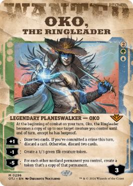 [296]【EN】【FOIL】■ショーケース■首謀者、オーコ/Oko, the Ringleader【OTJ】[M][多色]
