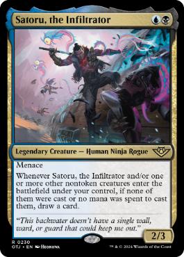 [230]【EN】潜入者、悟/Satoru, the Infiltrator【OTJ】[R][多色]