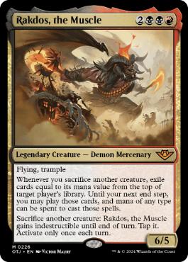 [226]【EN】用心棒、ラクドス/Rakdos, the Muscle【OTJ】[M][多色]