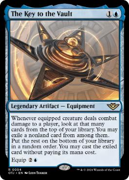 [054]【EN】【FOIL】宝物庫の鍵/The Key to the Vault【OTJ】[R][青]