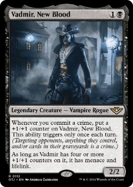 [113]【EN】【FOIL】新たな血族、ヴァドミル/Vadmir, New Blood【OTJ】[R][黒]